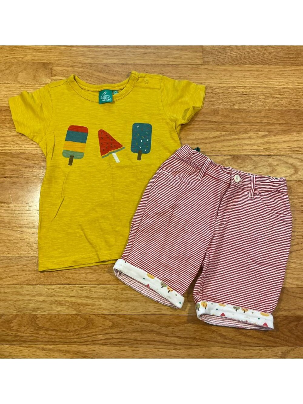 Little Green Radicals Top & Shorts